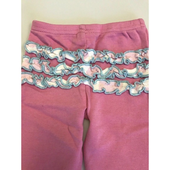 Chicka Chicka Boom Baby Girl's Pink Ruffle Outfit size 6-9 months - Picture 7 of 11